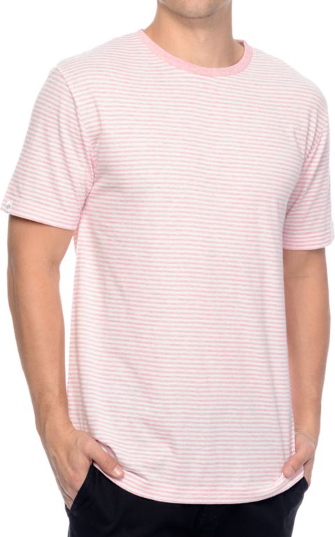 pink striped t shirt